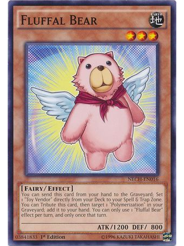 Fluffal Bear - nech-en016 - Common 1st Edition 1