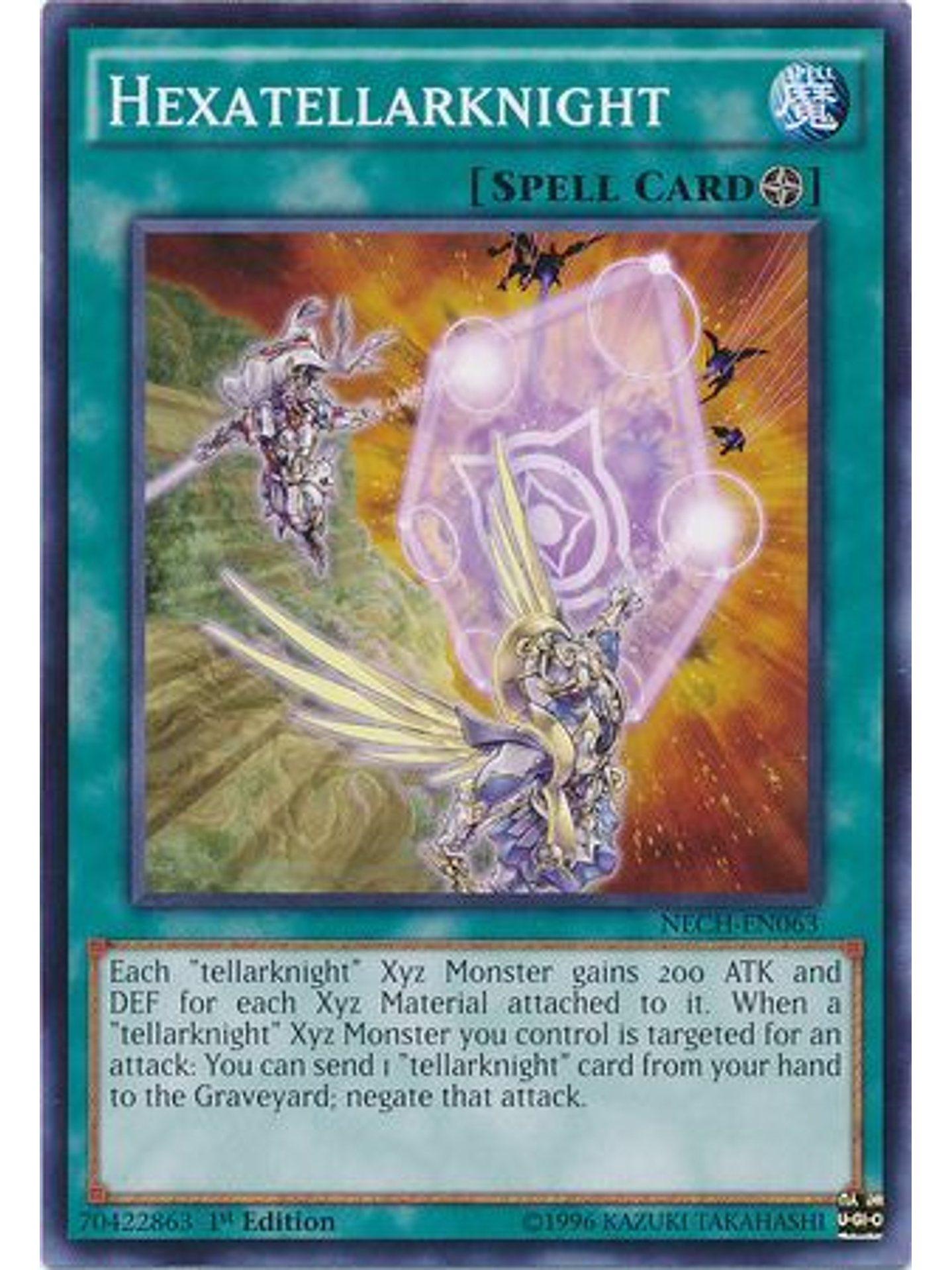 Hexatellarknight - nech-en063 - Common 1st Edition 1