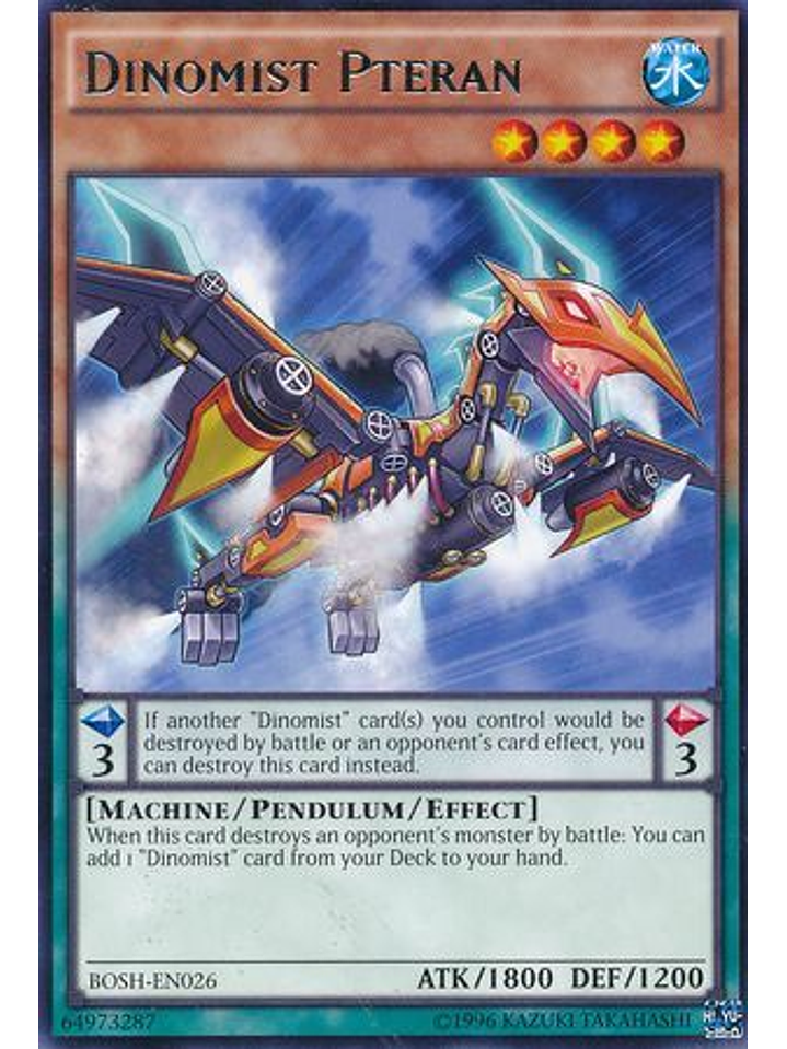 Dinomist Pteran - BOSH-EN026 - Rare Unlimited 1