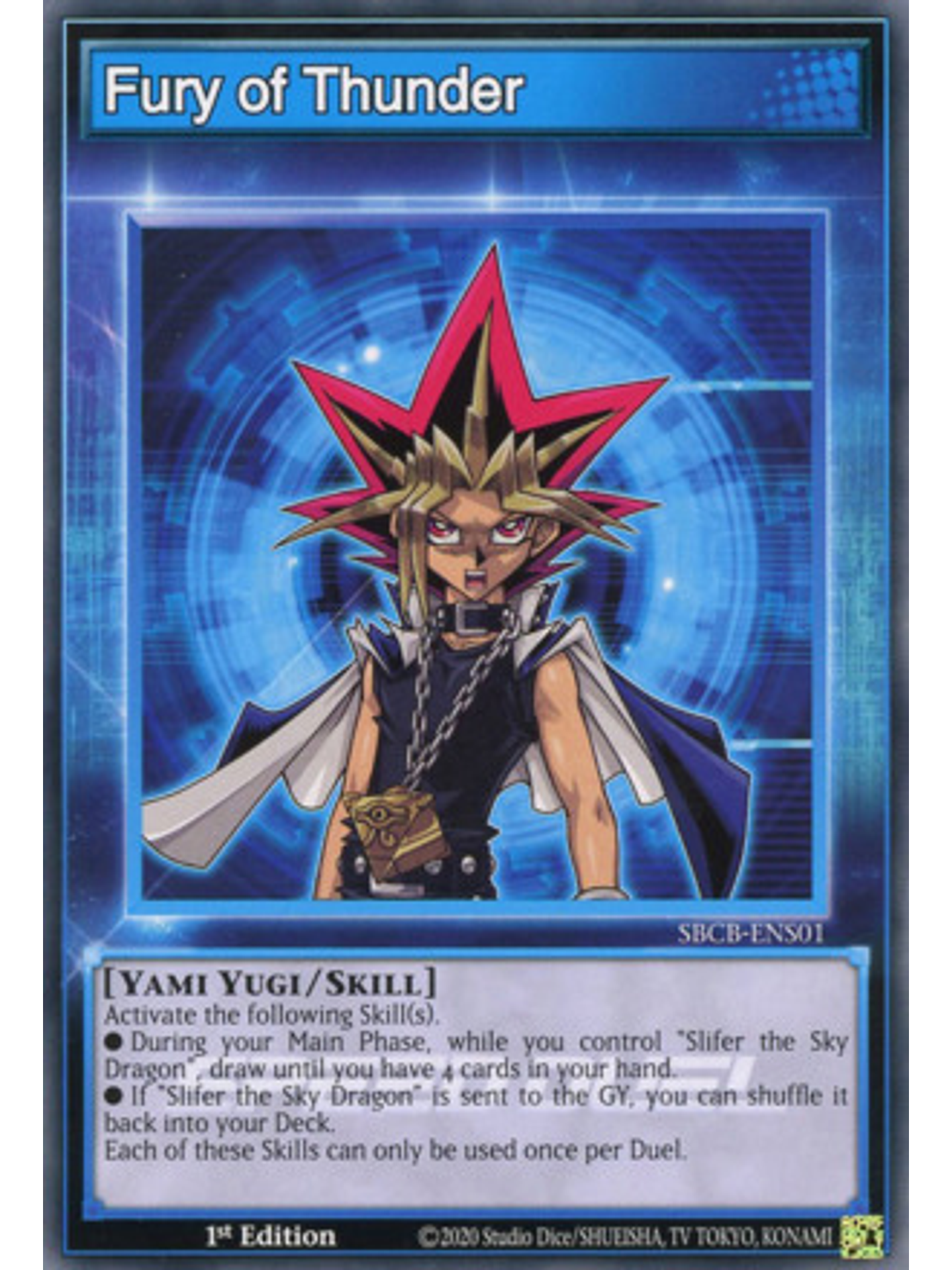 Fury of Thunder - SBCB-ENS01 - Common - 1st Edition 1