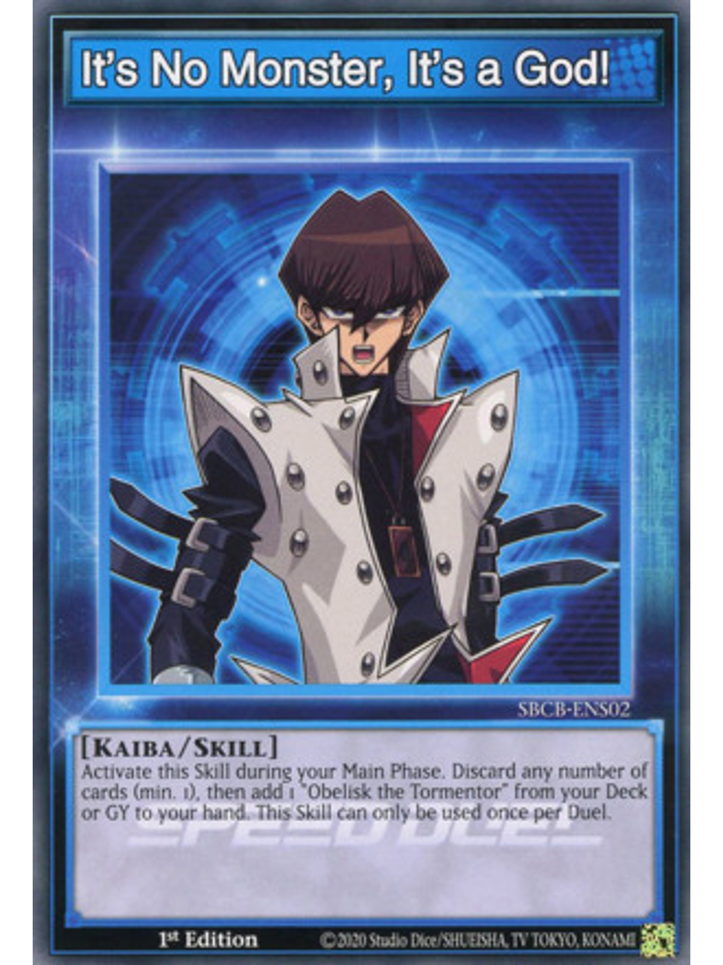 It's No Monster, It's a God! - SBCB-ENS02 - Common - 1st Edition 1