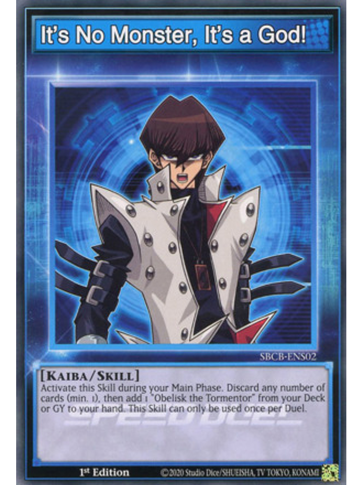 It's No Monster, It's a God! - SBCB-ENS02 - Common - 1st Edition 1