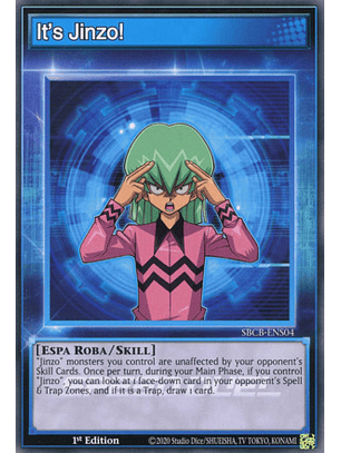 It's Jinzo! - SBCB-ENS04 - Common - 1st Edition