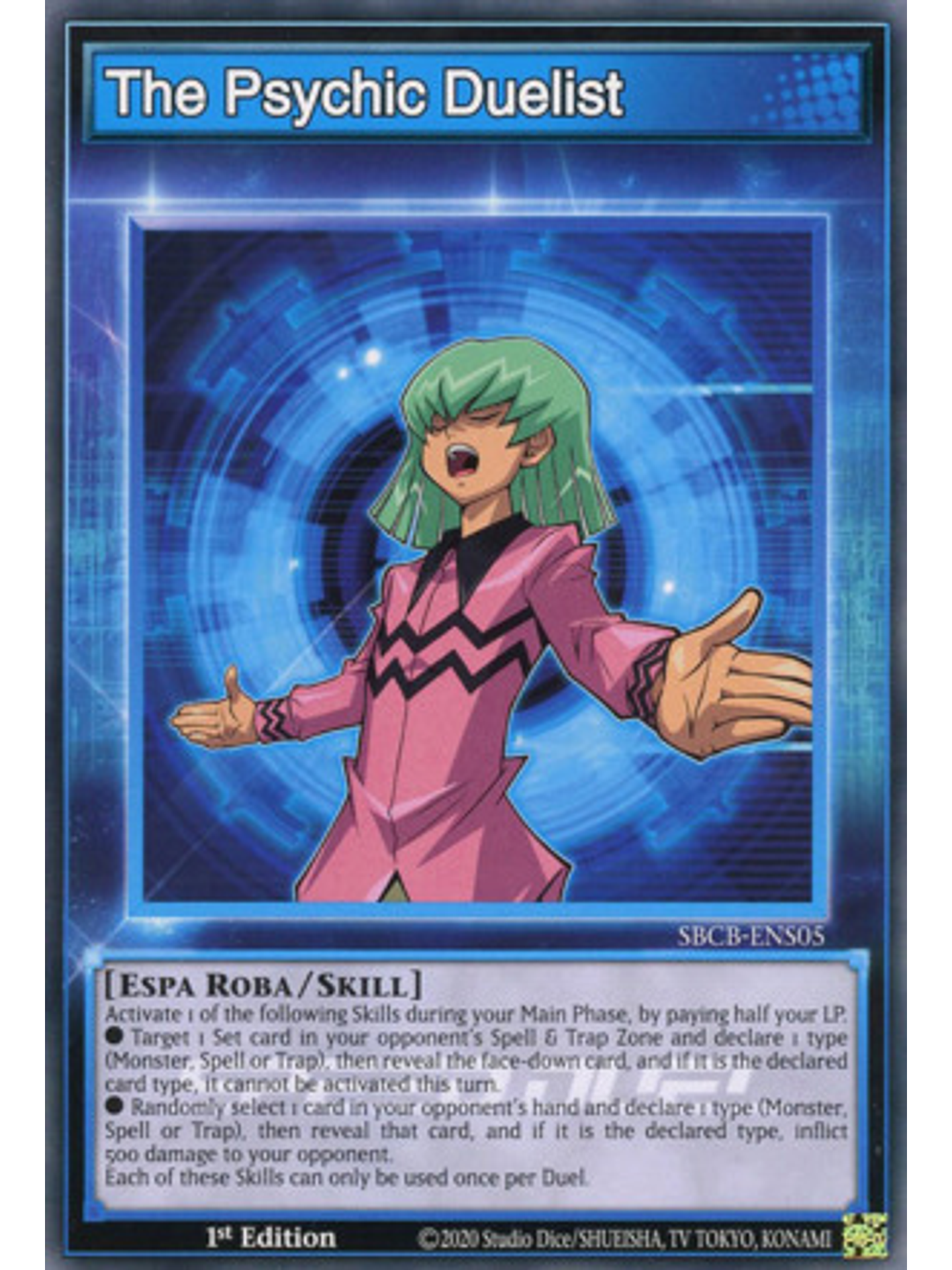 The Psychic Duelist - SBCB-ENS05 - Common - 1st Edition 1