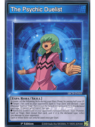 The Psychic Duelist - SBCB-ENS05 - Common - 1st Edition