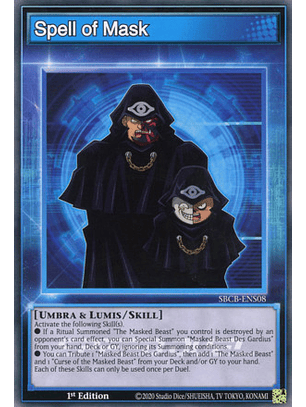 Spell of Mask - SBCB-ENS08 - Common - 1st Edition