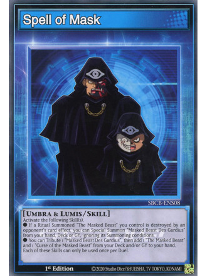 Spell of Mask - SBCB-ENS08 - Common - 1st Edition 1