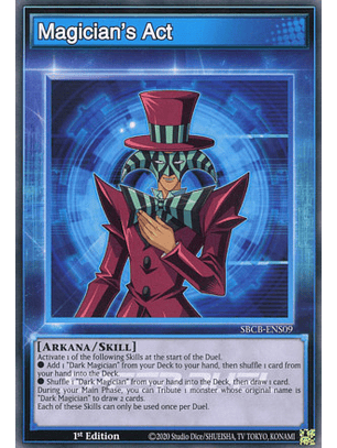 Magician's Act - SBCB-ENS09 - Common - 1st Edition