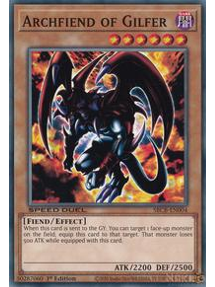 Archfiend of Gilfer - SBCB-EN004 - Common - 1st Edition 1