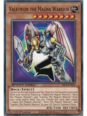 Valkyrion the Magna Warrior - SBCB-EN022 - Common - 1st Edition