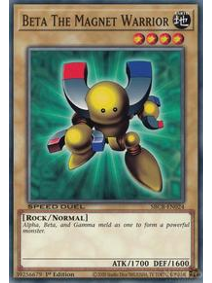 Beta The Magnet Warrior - SBCB-EN024 - Common - 1st Edition 1