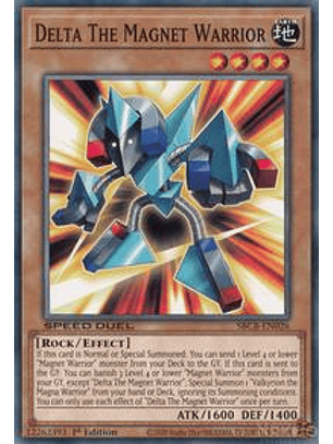 Delta The Magnet Warrior - SBCB-EN026 - Common - 1st Edition