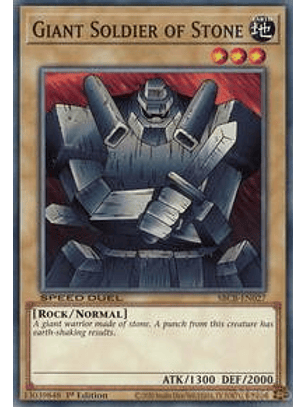Giant Soldier of Stone - SBCB-EN027 - Common - 1st Edition