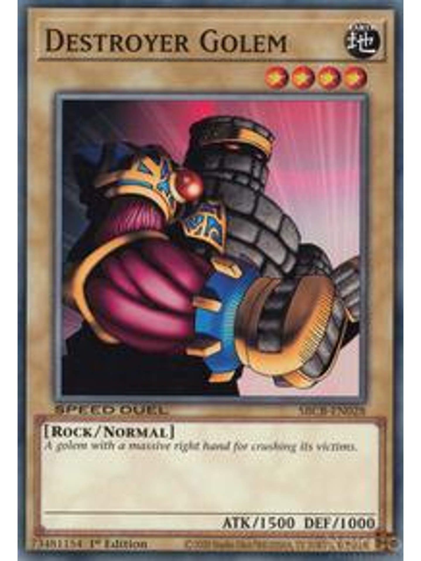 Destroyer Golem - SBCB-EN028 - Common - 1st Edition 1