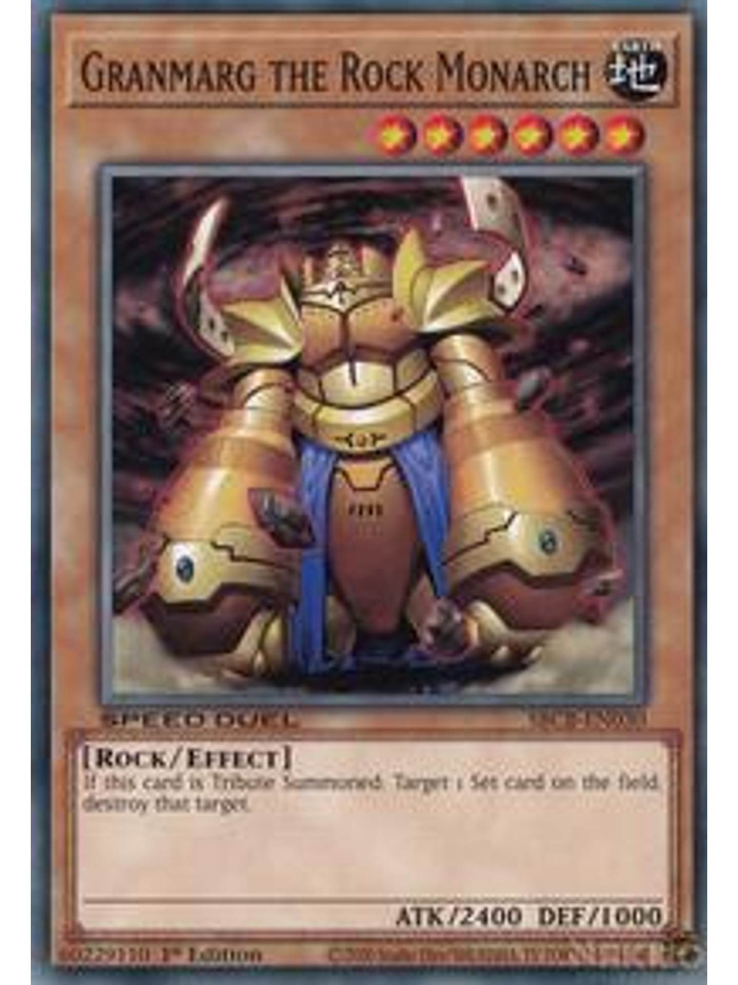 Granmarg the Rock Monarch - SBCB-EN030 - Common - 1st Edition 1