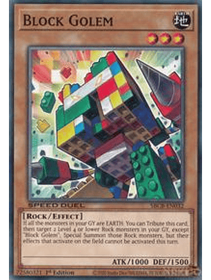 Block Golem - SBCB-EN032 - Common - 1st Edition