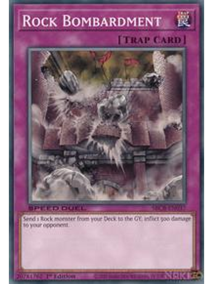 Rock Bombardment - SBCB-EN037 - Common - 1st Edition 1