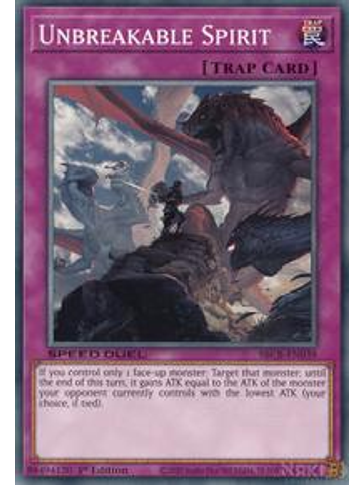 Unbreakable Spirit - SBCB-EN039 - Common - 1st Edition 1