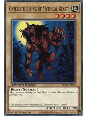 Gazelle the King of Mythical Beasts - SBCB-EN042 - Common - 1st Edition