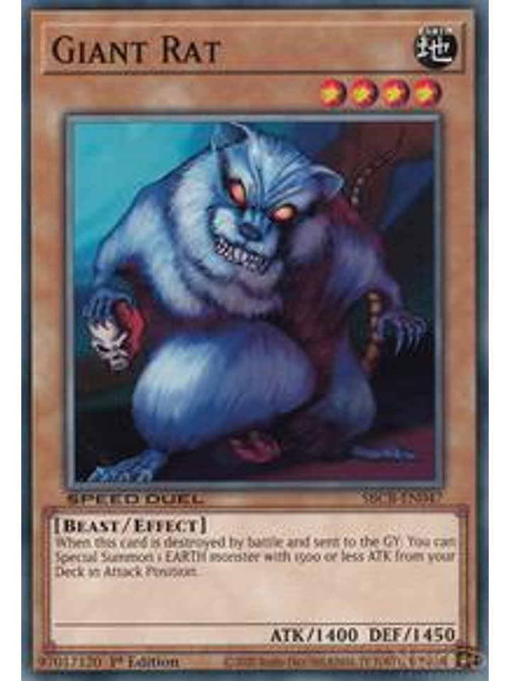 Giant Rat - SBCB-EN047 - Common - 1st Edition 1