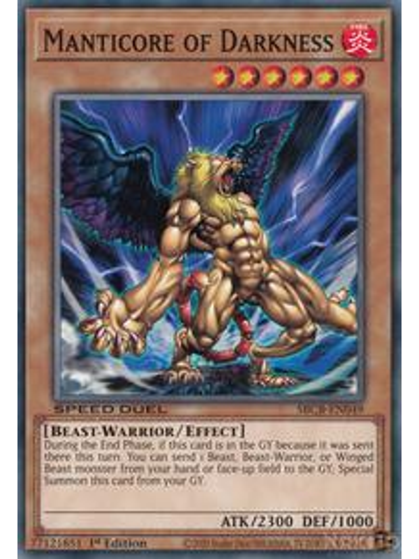 Manticore of Darkness - SBCB-EN049 - Common - 1st Edition 1