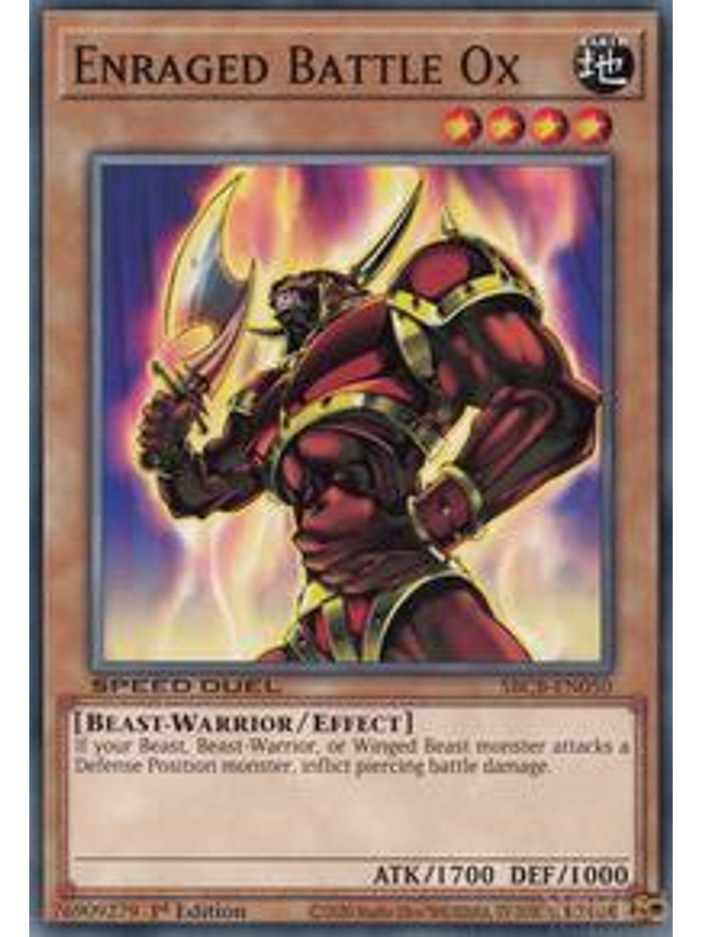 Enraged Battle Ox - SBCB-EN050 - Common - 1st Edition 1