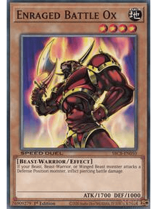 Enraged Battle Ox - SBCB-EN050 - Common - 1st Edition