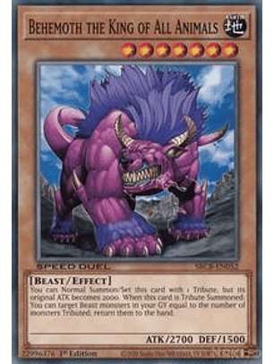 Behemoth the King of All Animals - SBCB-EN052 - Common - 1st Edition