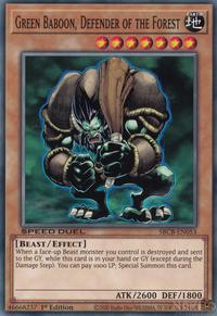 Green Baboon, Defender of the Forest - SBCB-EN053 - Common - 1st Edition