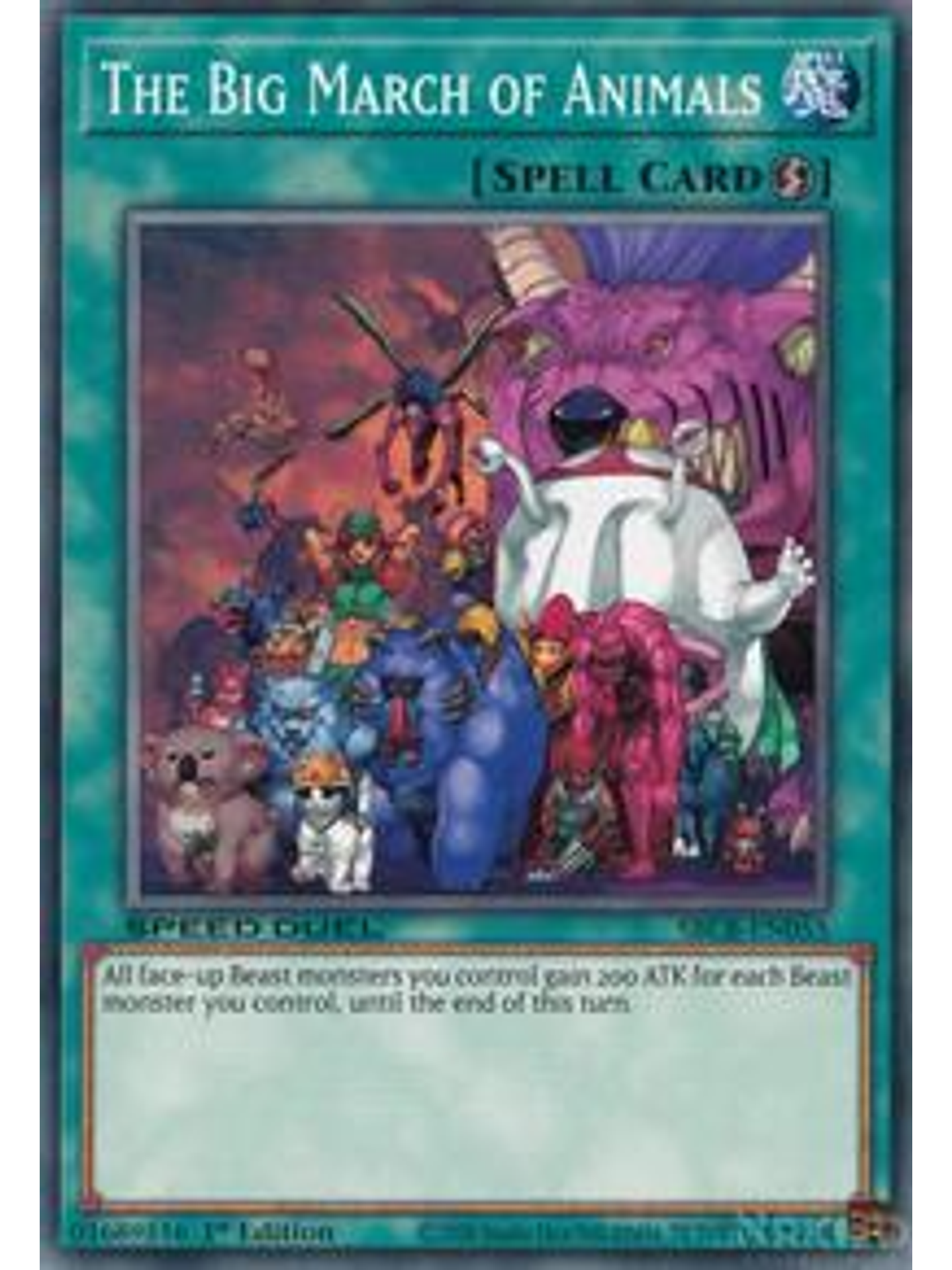 The Big March of Animals - SBCB-EN055 - Common - 1st Edition 1