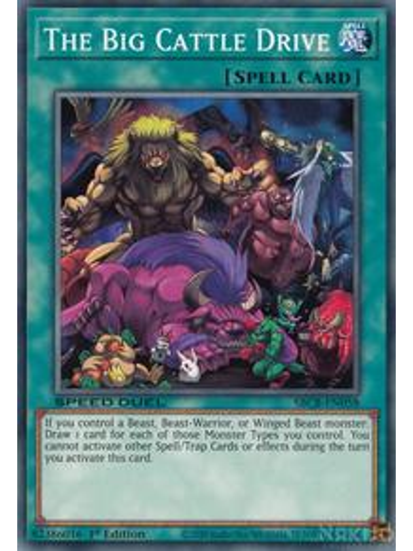 The Big Cattle Drive - SBCB-EN058 - Common - 1st Edition 1