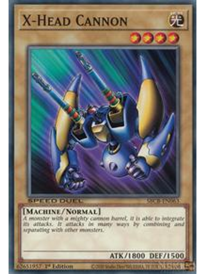 X-Head Cannon - SBCB-EN063 - Common - 1st Edition 1