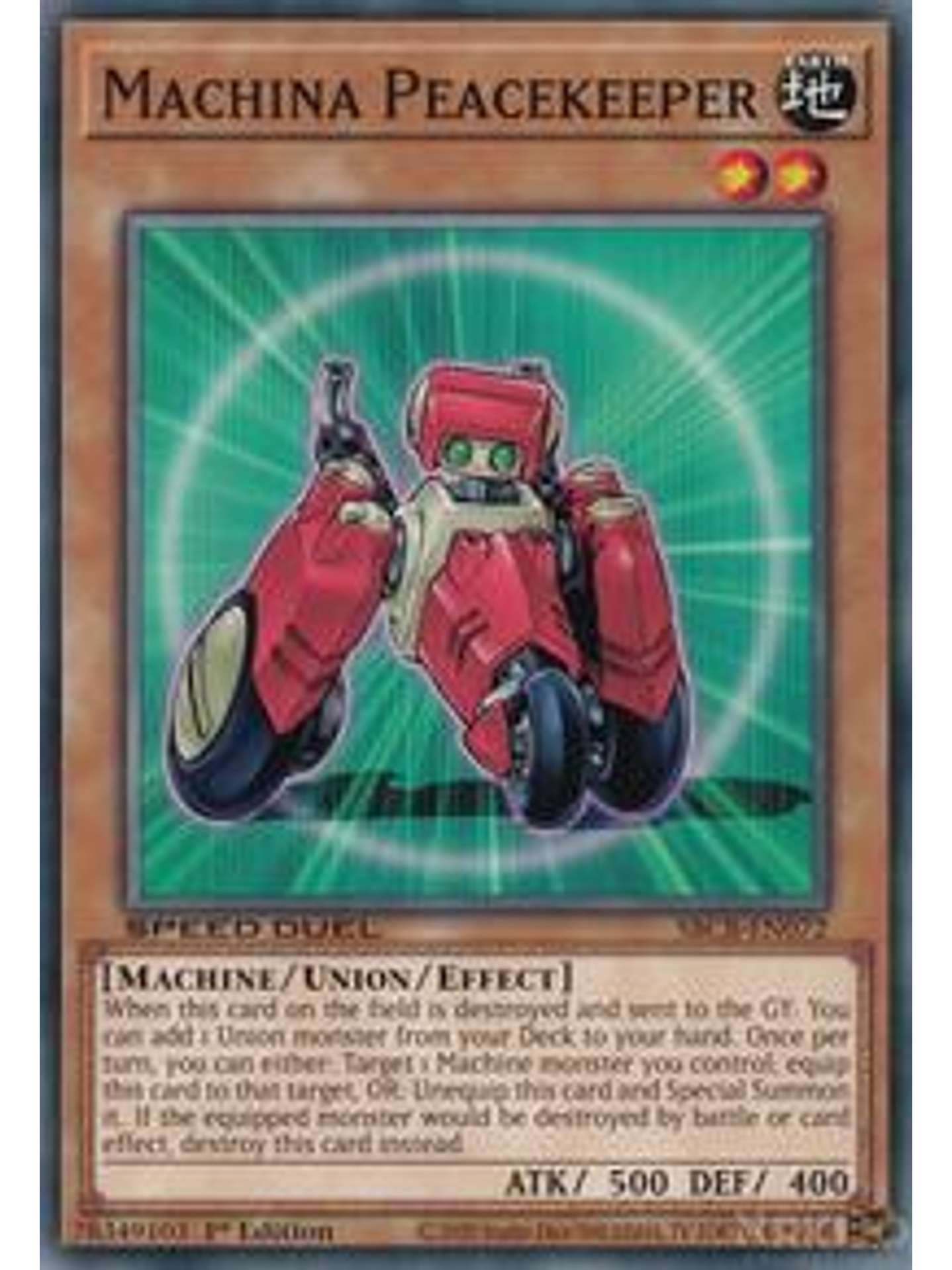 Machina Peacekeeper - SBCB-EN072 - Common - 1st Edition 1