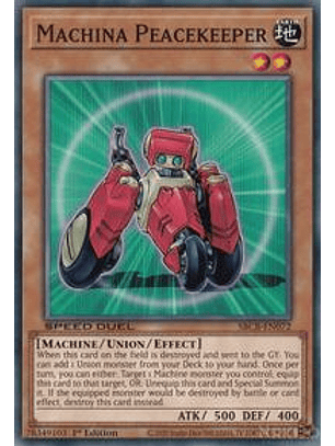 Machina Peacekeeper - SBCB-EN072 - Common - 1st Edition