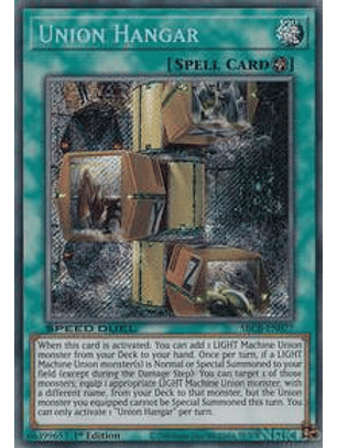 Union Hangar - SBCB-EN077 - Secret Rare - 1st Edition