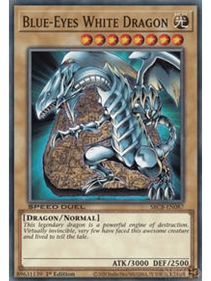 Blue-Eyes White Dragon - SBCB-EN087 - Common - 1st Edition