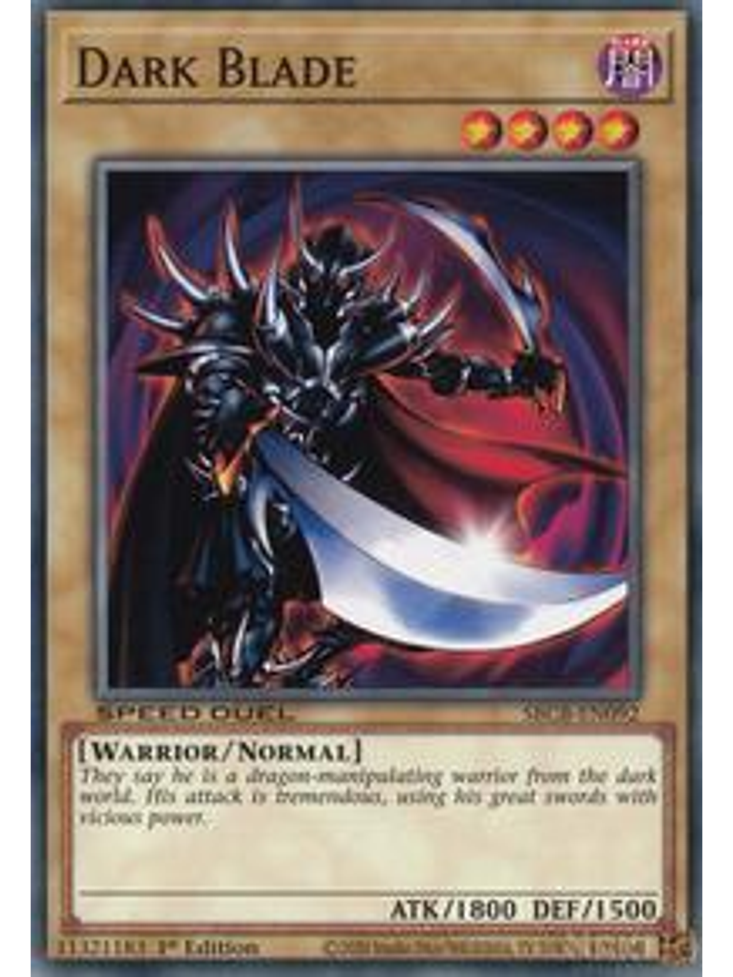 Dark Blade - SBCB-EN092 - Common - 1st Edition 1