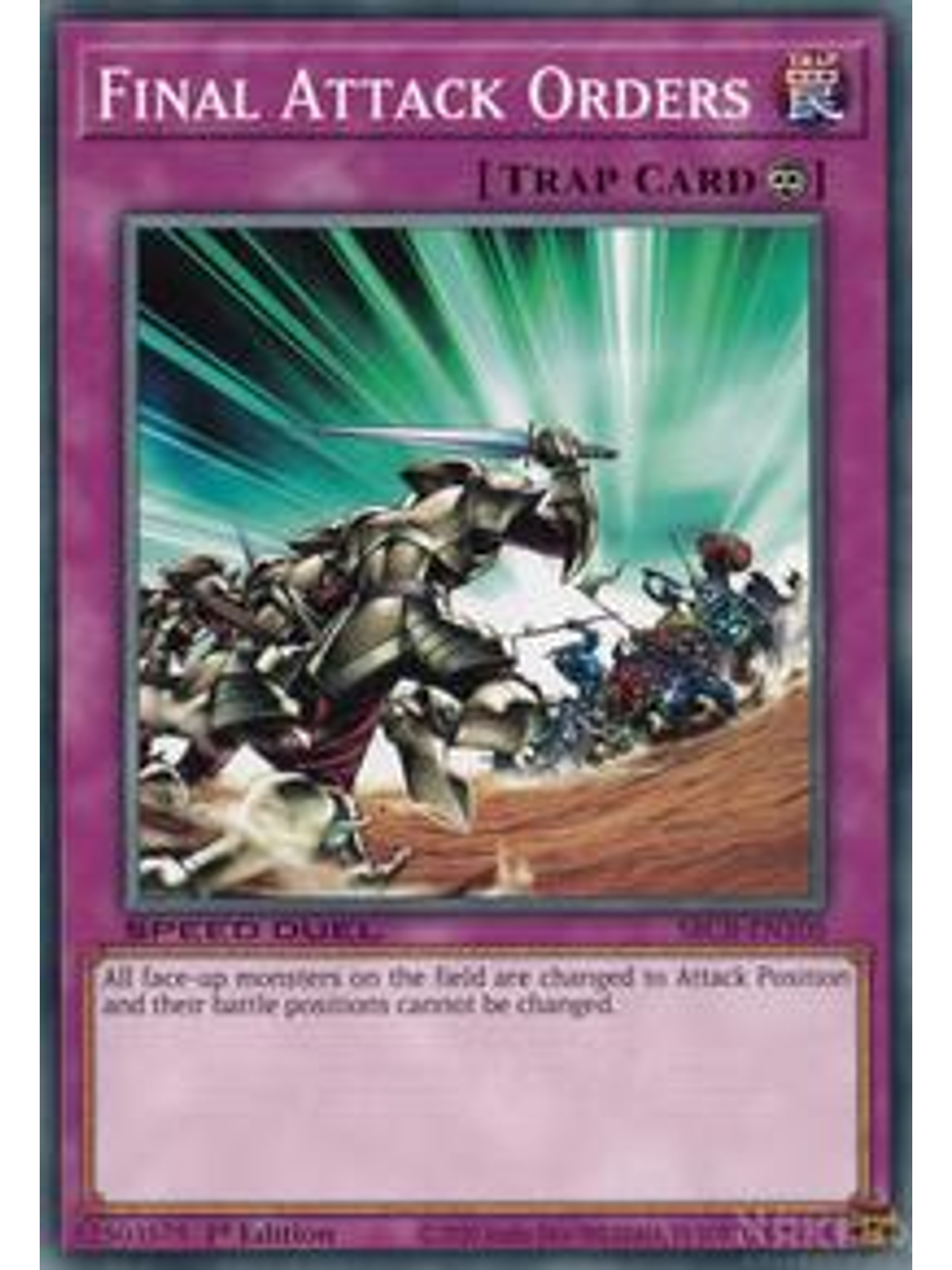 Final Attack Orders - SBCB-EN105 - Common - 1st Edition 1