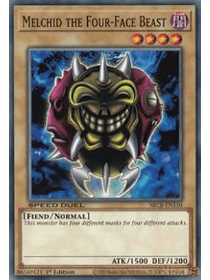 Melchid the Four-Face Beast - SBCB-EN110 - Common - 1st Edition