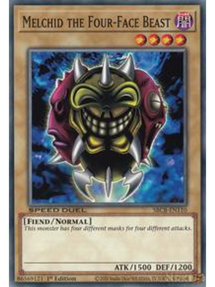 Melchid the Four-Face Beast - SBCB-EN110 - Common - 1st Edition 1