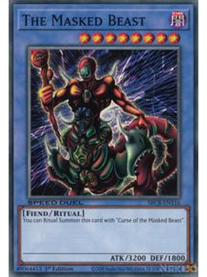 The Masked Beast - SBCB-EN116 - Common - 1st Edition 1