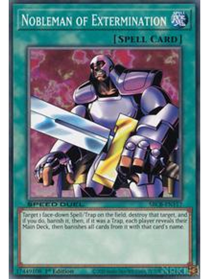 Nobleman of Extermination - SBCB-EN117 - Common - 1st Edition 1