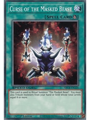 Curse of the Masked Beast - SBCB-EN120 - Common - 1st Edition