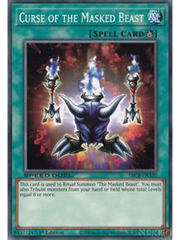 Curse of the Masked Beast - SBCB-EN120 - Common - 1st Edition 1