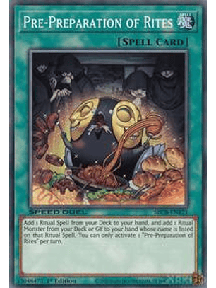 Pre-Preparation of Rites - SBCB-EN121 - Common - 1st Edition