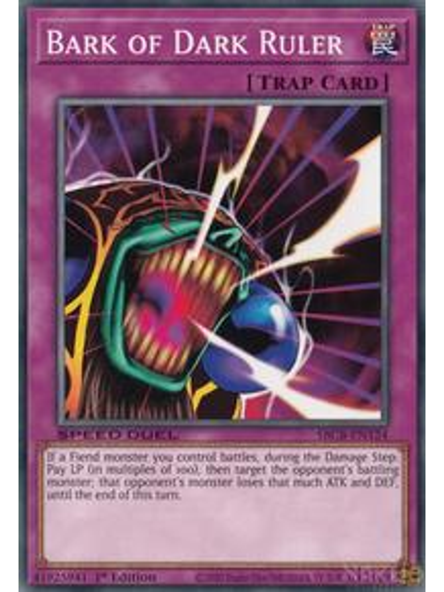 Bark of Dark Ruler - SBCB-EN124 - Common - 1st Edition 1