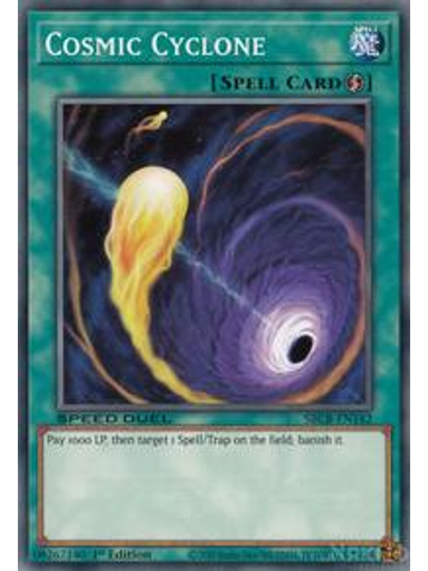 Cosmic Cyclone - SBCB-EN142 - Secret Rare - 1st Edition 1