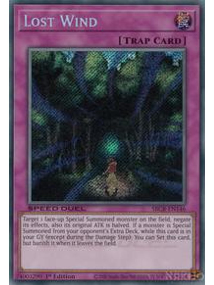 Lost Wind - SBCB-EN146 - Secret Rare - 1st Edition 1