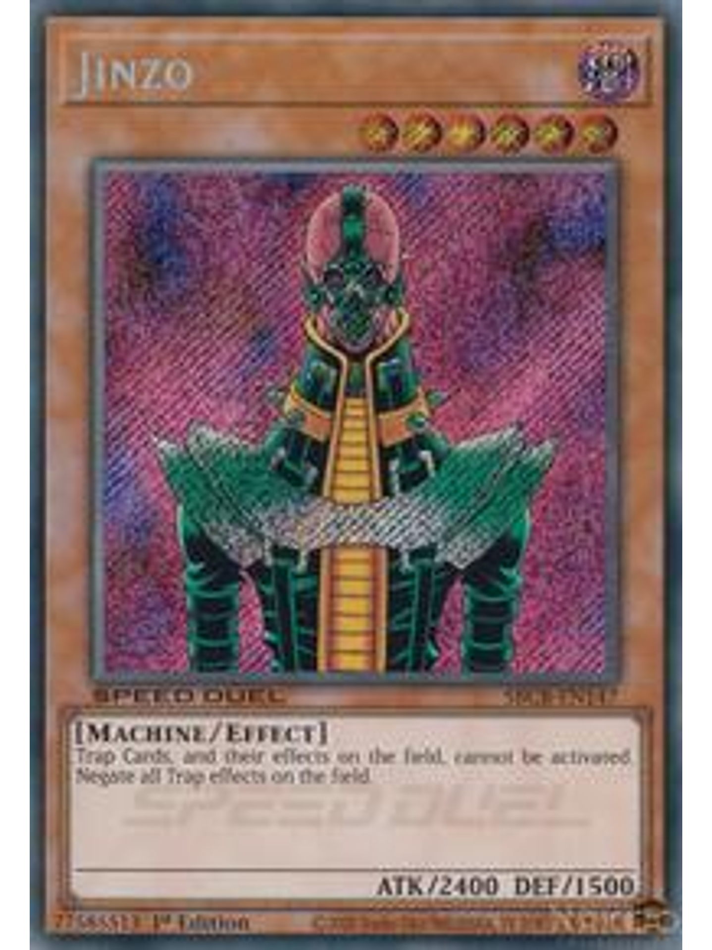 Jinzo - SBCB-EN147 - Secret Rare - 1st Edition 1