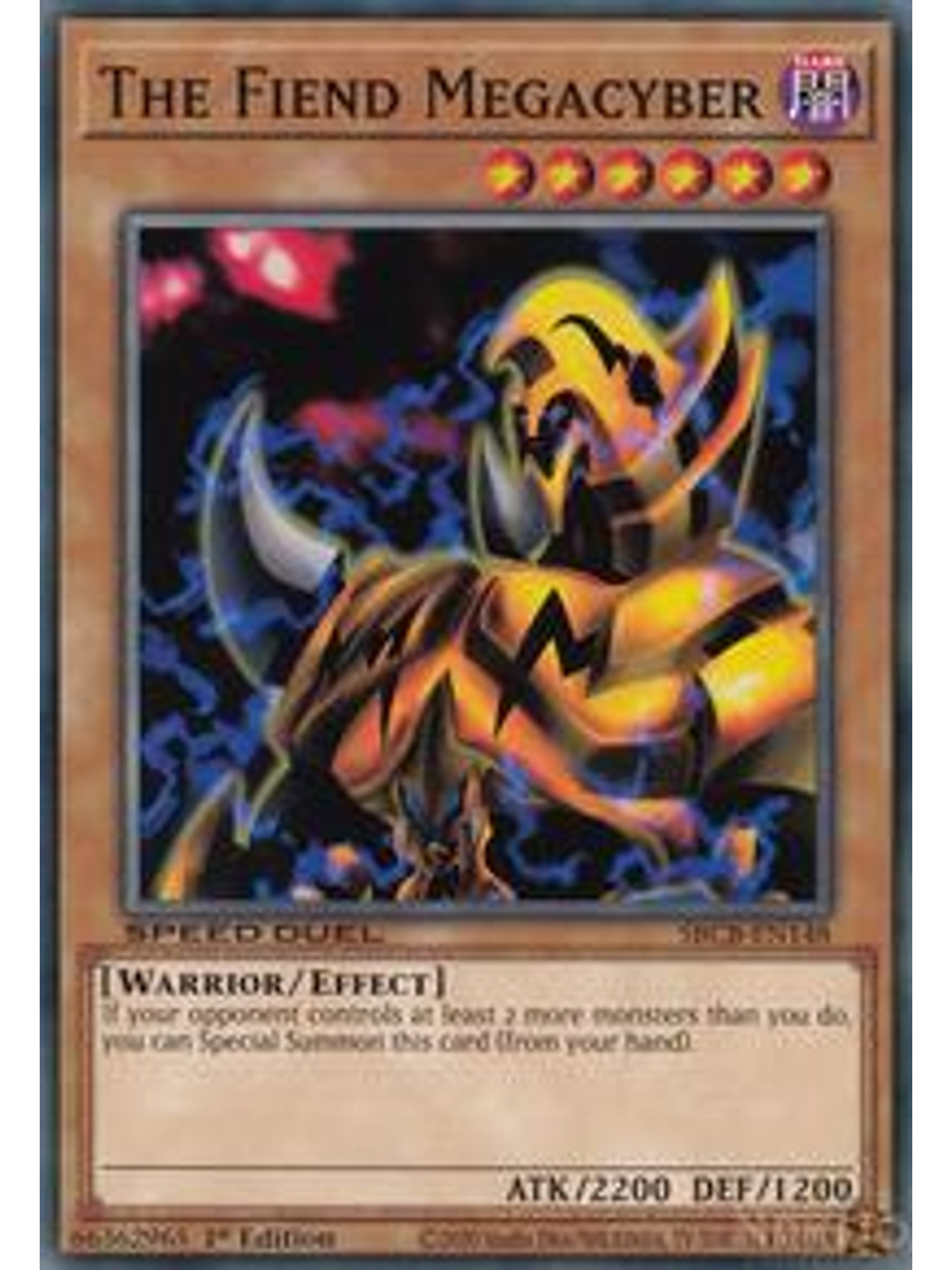 The Fiend Megacyber - SBCB-EN148 - Common - 1st Edition 1